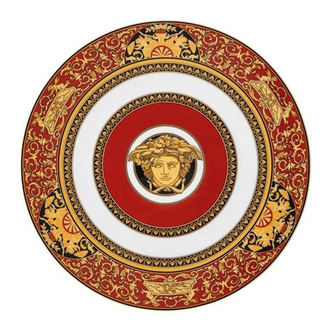 medusa rot versace platzteller|Rosenthal Versace Medusa Red Platzteller .